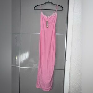 SKIMS fits everybody lace long slip dress